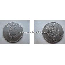 50 cents 1991 Malta